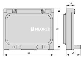 Ventana de inspec IP65, montaje en puerta de tablero, easy 500