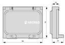 Ventana de inspec IP65, montaje en puerta de tablero, easy 500