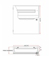 GABINETE DE SOBREPONER ESTRUC. 350X450X120 36 MOD.