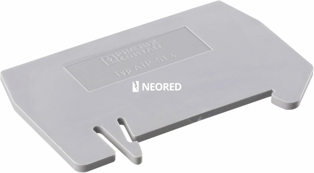 Placa separadora, longitud: 59,8 mm, anchura: 2 mm, altura: 39 mm, color: gris