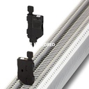 Borne interrumpible, tensión nominal: 400 V, corriente nominal: 20 A, tipo de conexión: Conexión por tornillo, sección: 0,14 mm² - 4 mm², AWG: 26 - 12, longitud: 57,8 mm, anchura: 5,2 mm, color: gris, montaje: NS 35/7,5, NS 35/15, tensión nominal: 400 V