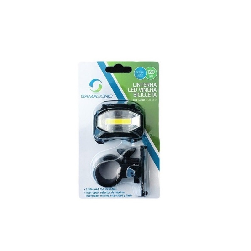 Linterna a   1Led  3W 3p AAA p-bicicleta