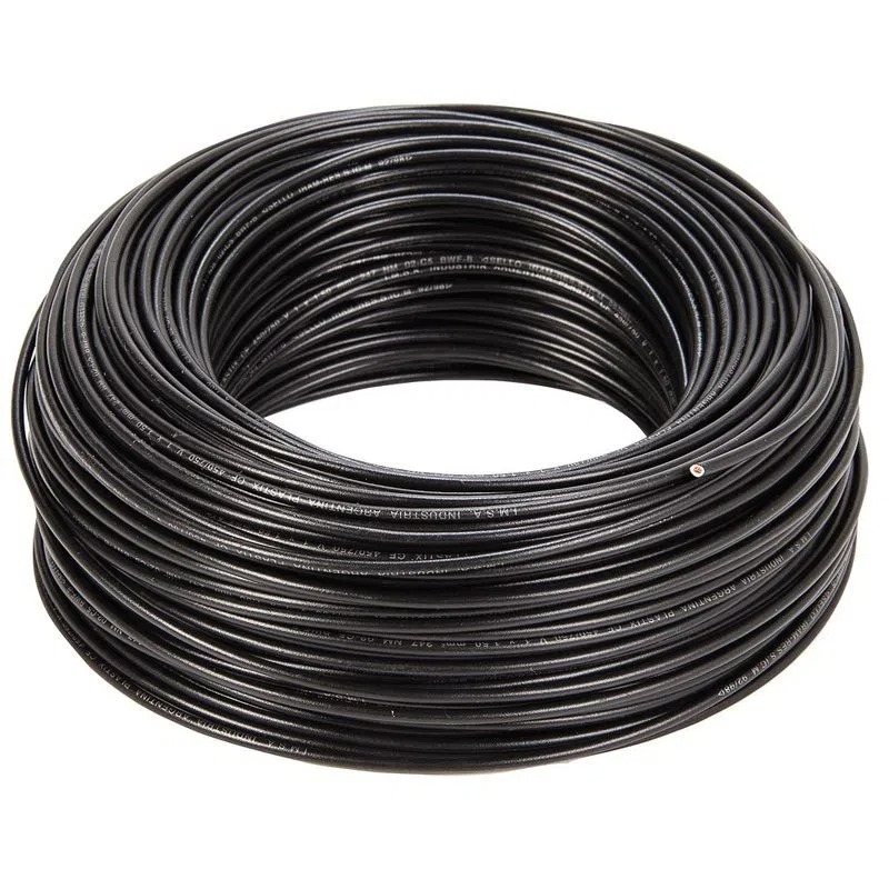 Cable PLASTIX "CF" 6 mm² (rollo x 100 m) negro