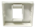 CAJA DE ALOJE PARA MOD.RJ45 Y RJ11 - BLANCA