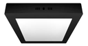 PANEL PLAFON CUADRADO NEGRO MACROLED 12W AC85-265V FRIO 6000K