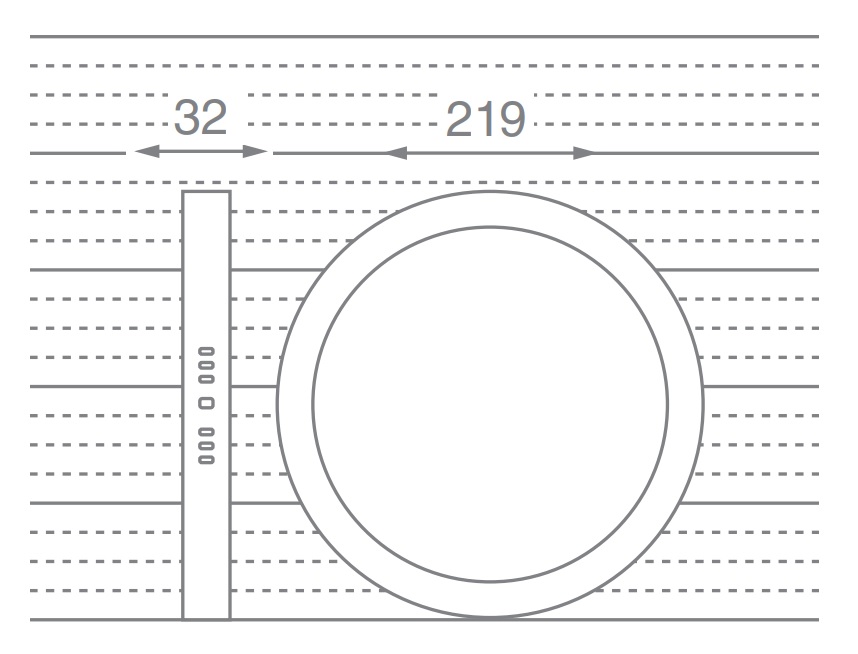 PANEL PLAFON CIRCULAR MACROLED 18W AC85-265V FRIO 6000K