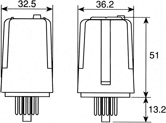 Rele auxi 10A 3inv  24Vca indust undecal