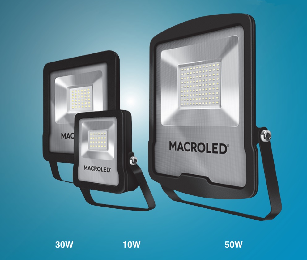 REFLECTOR LED MACROLED 20W AC100-240V CALIDO 3000K IK08