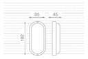 TORTUGA MACROLED OVAL MARCO BLANCO 18W - IP54 - AC100-265V - FP:0,9 - 1620 lm - BLANCO FRIO