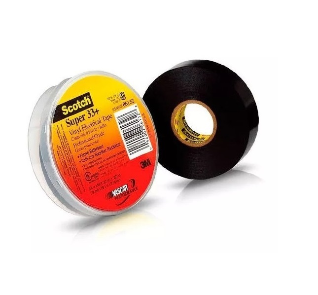 3M™ Scotch™ Super 33+ Cinta Eléctrica Vinílica Aislante, 19mm x 20M