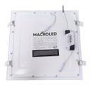 PANEL FLAT CUADRADO MACROLED 24W AC85-265V NEUTRO 4500K