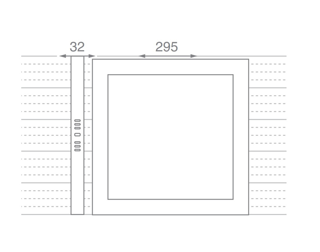 PANEL PLAFON CUADRADO MACROLED 24W AC85-265V NEUTRO 4500K