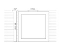 PANEL PLAFON CUADRADO MACROLED 24W AC85-265V NEUTRO 4500K