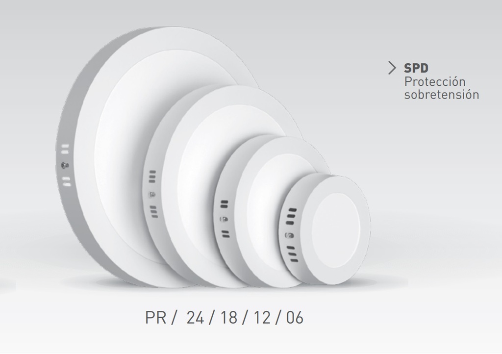 PANEL PLAFON CIRCULAR MACROLED 12W AC85-265V FRIO 6000K