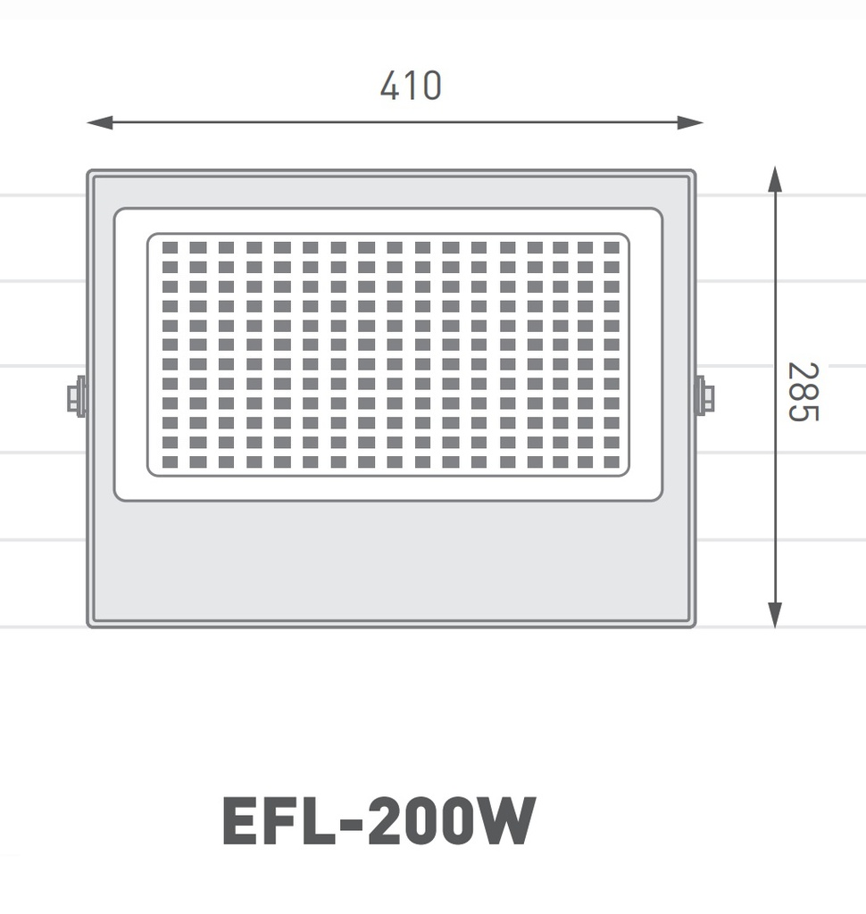 REFLECTOR LED MACROLED 200W AC100-240V FRIO 6500K