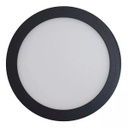 PANEL PLAFON CIRCULAR NEGRO MACROLED 12W AC85-265V CALI 3000K