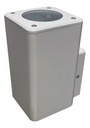 ARTEFACTO DE APLICAR EXTERIOR CUADRADO, COLOR BLANCO, UNIDIRECCIONAL, IP54, AC100240V, GU10, 9W MAX