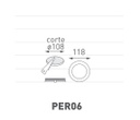 PANEL FLAT CIRCULAR MACROLED 6W AC85-265V NEUTRO 4500K