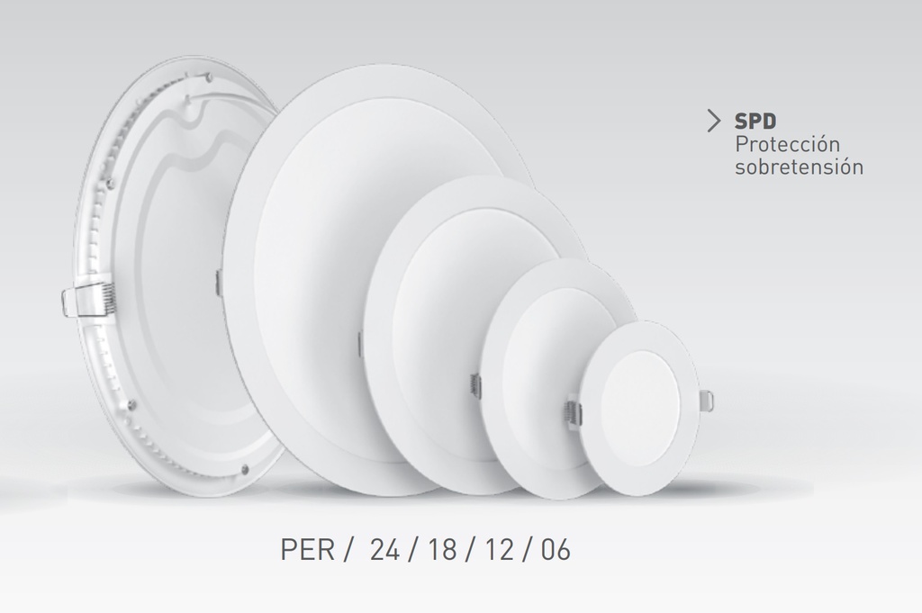 PANEL FLAT CIRCULAR MACROLED 24W AC85-265V NEUTRO 4500K