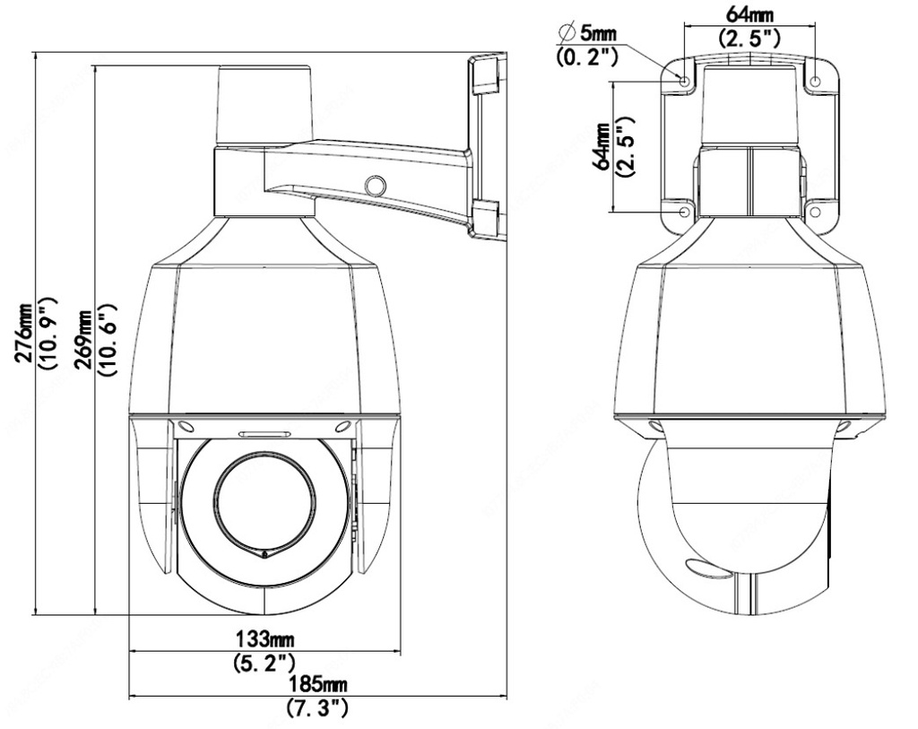 5MP LightHunter Active Deterrence Mini PTZ Cámara