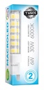 G9 MACROLED 6W AC220-240V FRIO 6000K