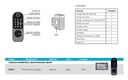 CERROJO BIOMETRICA SMART CJ02-T