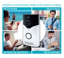 PORTERO SMART CON CÁMARA - Alimentación: 2 baterías de Litio (Portero) - USB 5V / 500mA (Receptor) - Conexión Wi-Fi (2,4GHz) - IP65