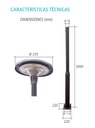 AUTONOMA SOLAR TIPO FAROLA RGB+CCT