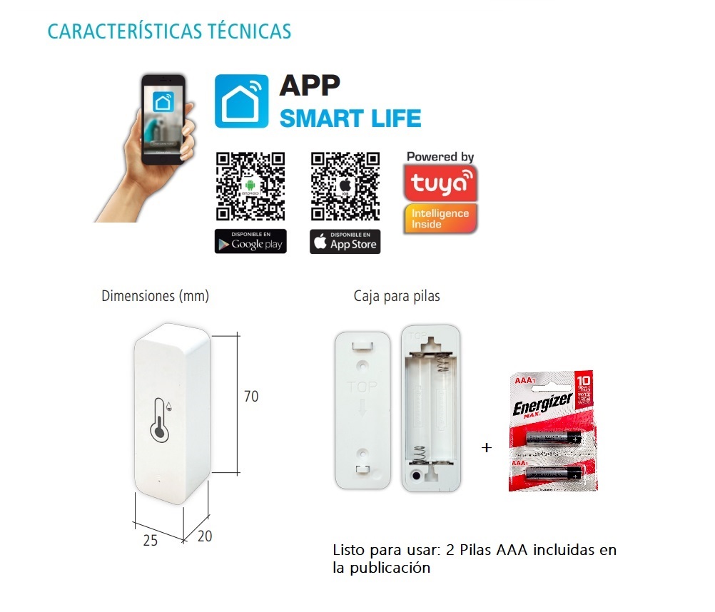 SENSOR SMART DE TEMPERATURA Y HUMEDAD