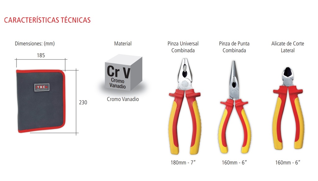 KIT DE HERRAMIENTAS 3 PIEZAS 