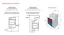 VOLTIMETRO / AMPERIMETRO DIGITAL PARA MONTAJE EN RIEL DIN