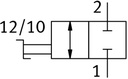 Válvula de cierre - HE-2-3/8-QS-10