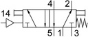 Valvula neumatica VL-5-PK-3