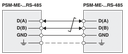 Repetidor, para la separación galvánica y aumento de alcance en sistemas de bus de 2 hilos RS-485, separación de 3 vías, para montaje sobre carril