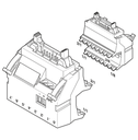 Adaptador V8 para 8 x PLC-INTERFACE (6,2 mm); Mando: Sistema de cableado PLC de tarjetas de salida; conexión 1: Conexión enchufable (Encajable en 8x bornes PLC-INTERFACE); conexión 2: 1x Conector macho IDC/FLK (14-polos); número de canales: 8; lógica de m