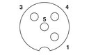 Caja p-sensor-actuador c-bornes resorte