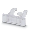 Marcador de regletas de bornes, para la señalización de regletas, encajable sobre los topes finales E/UK o CLIPFIX35, superfiie útil: 25 x 6 mm