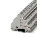Borne para detectores/actuadores, tipo de conexión: Conexión por tornillo, sección: 0,2 mm² - 4 mm², AWG: 24 - 12, anchura: 6,2 mm, color: gris, clase de montaje: NS 35/7,5, NS 35/15