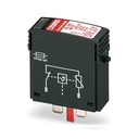 Protección enchufable contra sobretensiones tipo 2 con varistor de alta potencia para elemento de base VAL-MS, con control térmico, indicación óptica de defecto. Ejecución: 400 V AC