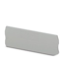 Tapa final, longitud: 84 mm, anchura: 2,2 mm, altura: 36,5 mm, color: gris