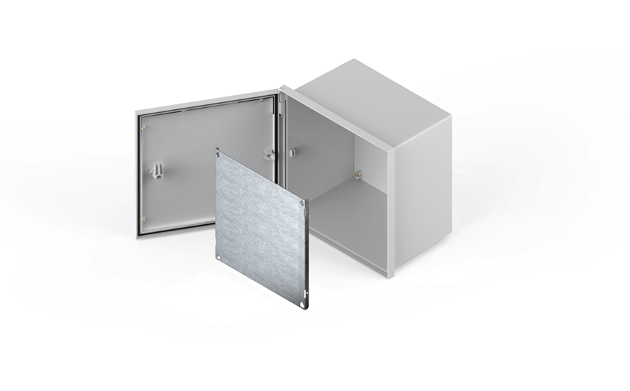 Gabinete Estanco IP 65 con bandeja 320x320x200