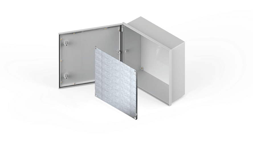 Dis-Gabinete Estanco Q Energy con bandeja 420x420x200