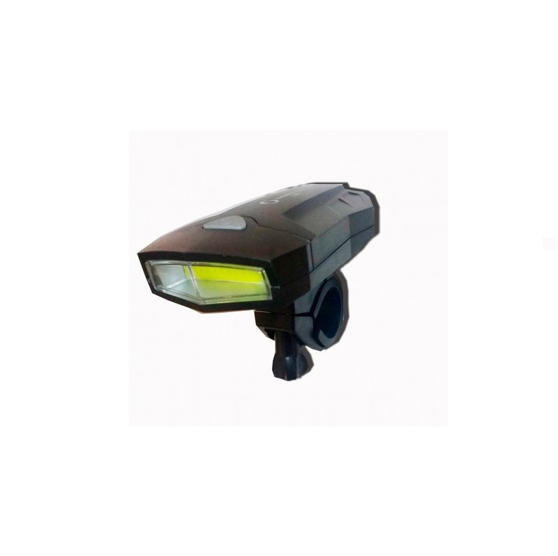 LINTERNA BICICLETA LED COB 200Lm. 3w. Usa 3 pilas AAA (no incluidas). Interruptor selector: Máxima luminosidad, mínima luminosidad, apagado. Soporte para manubrio con agarre de linterna de fácil desmonte.Ideal uso en parte delantera de bicicletas.