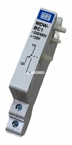 Interruptor Termomagnético MDWP Contacto AuxilIar 1NAC - Compatibilidad MDW 2 - 63 - MDW-BC1-1