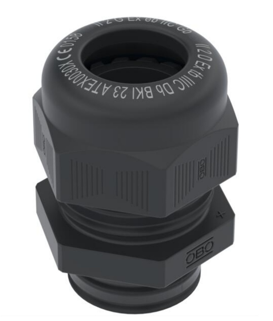 Dis-Prensaestopas atmósferas EX  M25 Poliamida, PA Negro