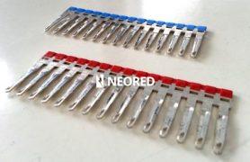 Puente de 10 polos para borne de 4mm Azul   