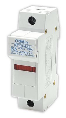 SECCIONADOR PORTAFUSIBLE TBCIN UNIPOLAR 63A 14X51