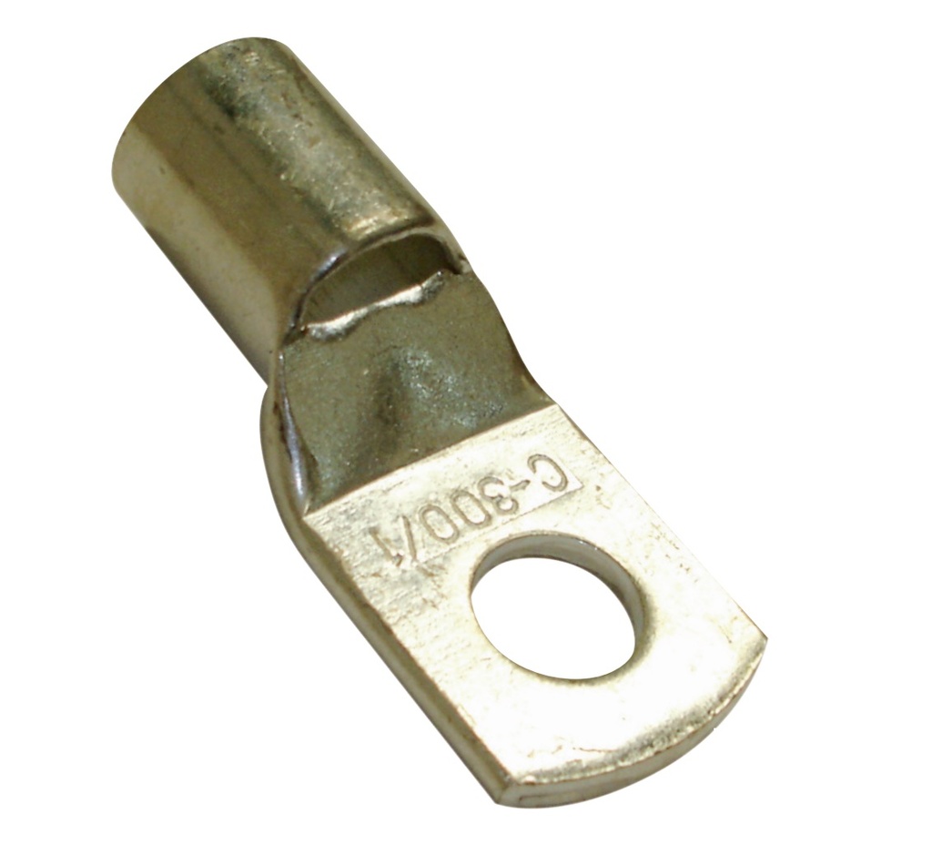 TERMINALES DE COBRE ESTAÑADO 4MM OJAL 3/16"