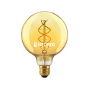 Lampara tipo globo Golden Ambar 5w Macroled calido