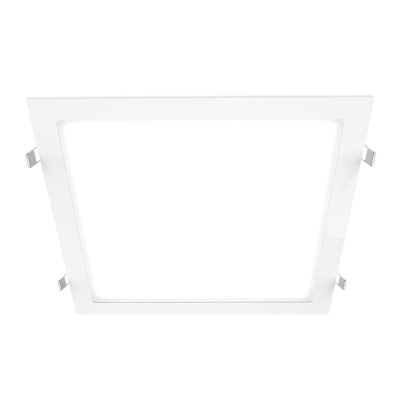 Panel embutido cuadrado 24W Macroled calido